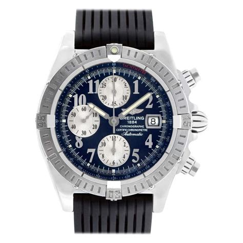 breitling chronomat evolution black dial|Breitling evolution Chronomat 44 automatic.